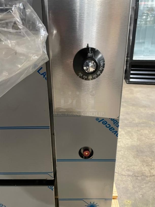 BRAND NEW! IN THE BOX! Vulcan Endurance Series Commercial Stainless Steel Natural Gas Powered 6 Burner Range & Oven Combo! With Chrome Plated Wire Oven Racks! With Back Splash & Overhead Salamander Shelf! Model: 36S-6BN SN: 482067916! With Legs! - Image 8 of 17