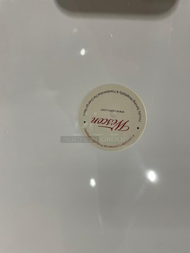 NEW! FULL PALLET! Wescon By Lancaster Commercial Products Commercial White Large Size Lacquered MDF Serving Trays! With Handles! Model: 0911002WHT4! ALL NEW IN THE BOX! 28X Your Bid! - Image 11 of 12