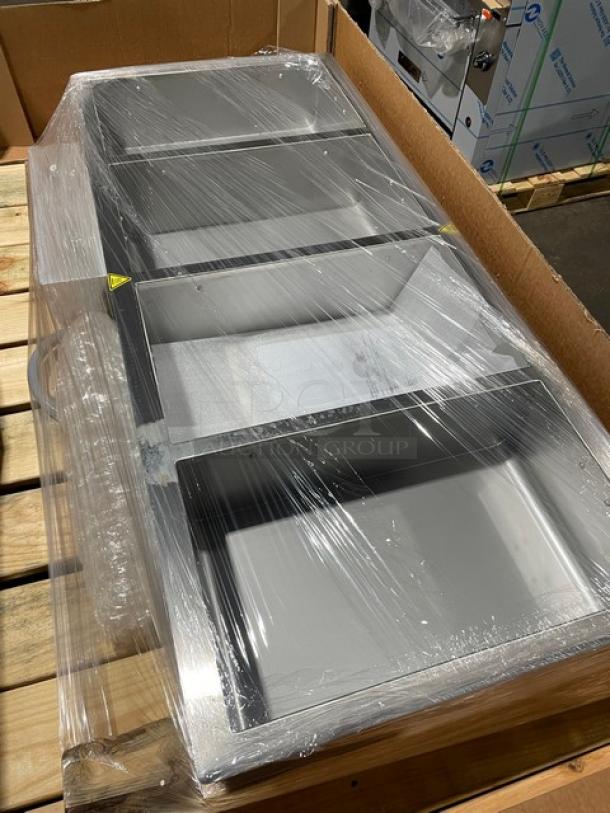 BRAND NEW! IN THE BOX! Alto Shaam! 2023! Halo Heat Series Commercial Stainless Steel 4-Pan Drop-In Hot Food Well! With Independent Thermostatic Controls! Model: 400-HWI/D6 SN: 3387325-1! 208-240V 1 Phase! - Image 6 of 10