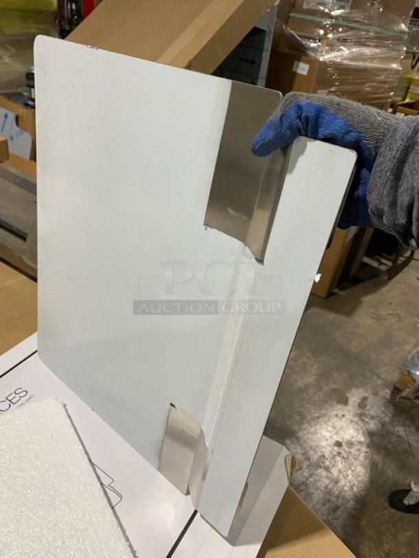 BRAND NEW! IN THE BOX! BK Resources Commercial Stainless Steel Fryer Splash Guard! Model: BK-FSS! - Image 6 of 7