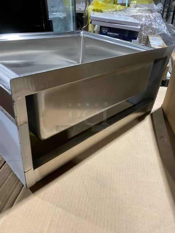 BRAND NEW! IN THE BOX! John Boos Commercial Stainless Steel Floor Mounted Mop Sink! With 20"W x 16" x 6" Deep Compartment! With Basket Drain! Model: PBMS2016-6! - Image 5 of 10