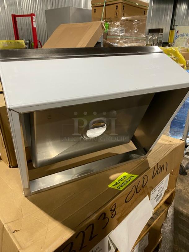BRAND NEW! IN THE BOX! John Boos Commercial Stainless Steel Floor Mounted Mop Sink! With 20"W x 16" x 6" Deep Compartment! With Basket Drain! Model: PBMS2016-6! - Image 8 of 10