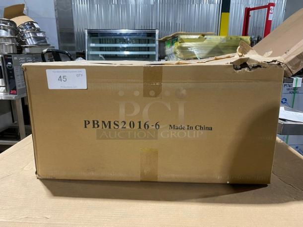 BRAND NEW! IN THE BOX! John Boos Commercial Stainless Steel Floor Mounted Mop Sink! With 20"W x 16" x 6" Deep Compartment! With Basket Drain! Model: PBMS2016-6! - Image 2 of 10