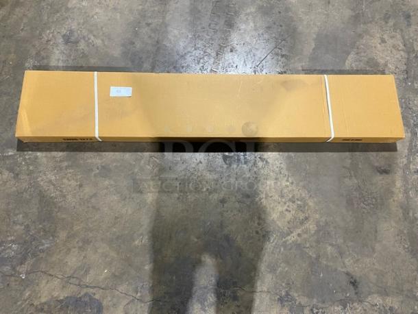 BRAND NEW! IN THE BOX! John Boos Commercial Stainless Steel 72" x 12" Wall-Mount Shelf! With Safety Stallion Front Edge! With 1.5" Turned Up Backsplash! With Support Brackets! Model: EWS8-1272! - Image 2 of 6