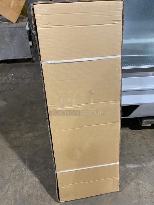 BRAND NEW! IN THE BOX! John Boos Commercial Stainless Steel 48" x 16" Wall-Mount Shelf! With Safety Stallion Front Edge! With 1.5" Turned Up Backsplash! With Support Brackets! Model: EWS8-1648! - Image 8 of 8