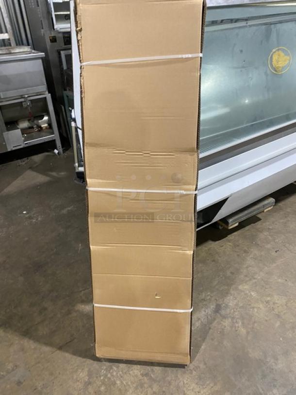 BRAND NEW! IN THE BOX! John Boos Commercial Stainless Steel 60" x 16" Wall-Mount Shelf! With Safety Stallion Front Edge! With 1.5" Turned Up Backsplash! With Support Brackets! Model: EWS8-1660! - Image 8 of 8