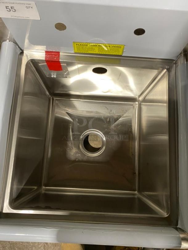BRAND NEW! John Boos B Series Commercial Stainless Steel 23" One-Compartment Sink! With 10" Boxed Backsplash! With Adjustable Bullet Feet Legs! Model: 1B184! - Image 7 of 10