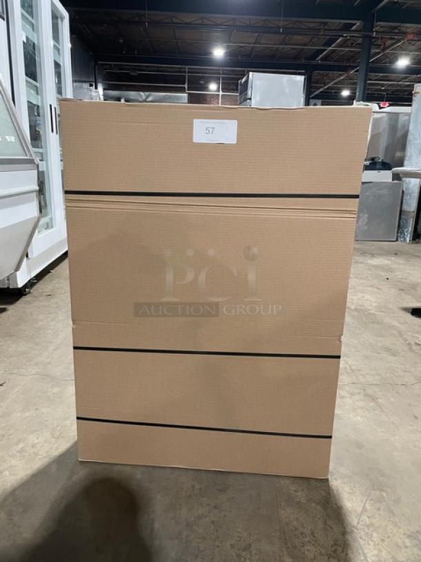 BRAND NEW! IN THE BOX! John Boos Commercial Stainless Steel 36" Flat Worktop Table! With Safety Stallion Front & Rear Edges! With Adjustable Undershelf! Model: ST6-3624SSK! With John Boos Commercial Heavy-Duty Casters Included! Model: CAS01-R! - Image 2 of 9