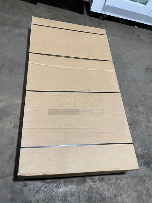 BRAND NEW! IN THE BOX! John Boos Commercial Stainless Steel 60" Flat Worktop Table! With Safety Stallion Front & Rear Edges! With Adjustable Undershelf! Model: ST6-3060SSK! With John Boos Commercial Heavy-Duty Casters! Model: CAS01-R! - Image 5 of 13