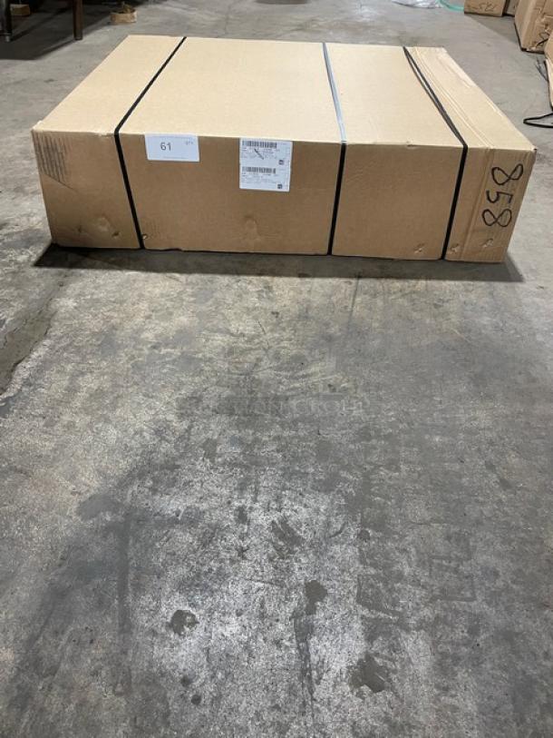 BRAND NEW! IN THE BOX! John Boos Commercial Stainless Steel 60" Worktop Table! With 5" Back Splash! With Safety Stallion Front Edge! With Adjustable Bracing! Model: ST6R5-3030SBK! With John Boos Commercial Heavy-Duty Casters! Model: CAS01-R! - Image 2 of 10