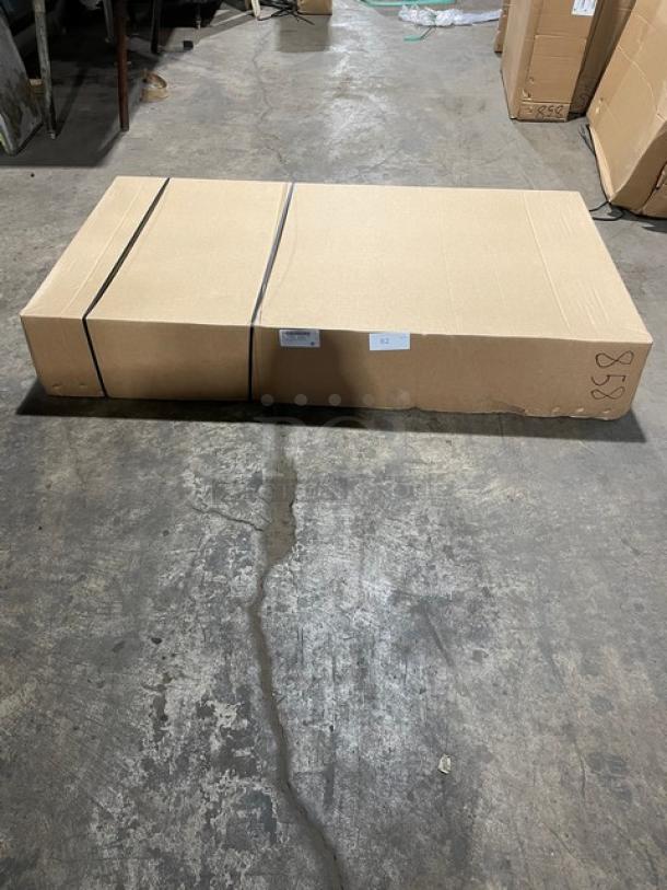 BRAND NEW! IN THE BOX! John Boos Commercial Stainless Steel 60" Worktop Table! With 5" Back Splash! With Safety Stallion Front Edge! With Adjustable Bracing & Bullet Feet Legs! Model: ST6R5-3060SBK! - Image 2 of 10