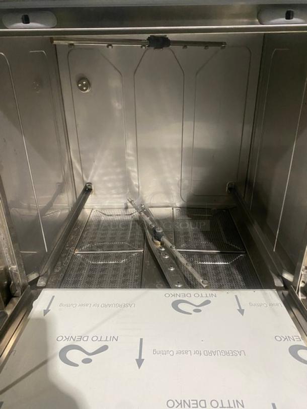 NEW! SCRATCH-N-DENT! Fagor Commercial Stainless Steel Free-Standing Professional Dishwasher! Energy Star Certified! Model: FI-72W4W SN: 1102 000163! 240V 3 Phase! On Legs! - Image 6 of 11