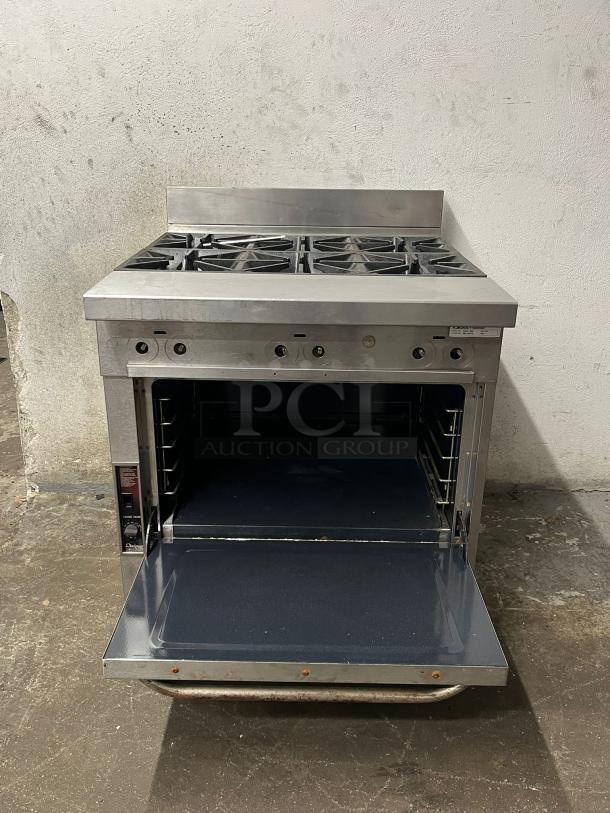 Southbend  36" 6 Burner Natural Gas Restaurant Range w/ Standard Oven - Image 2 of 5