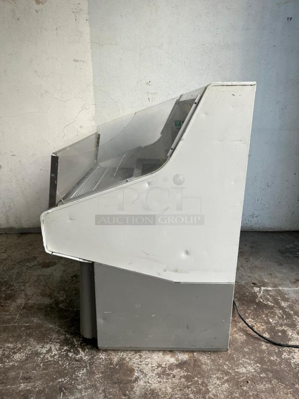 Grab & Go Open Top Display Cooler in Steel/White - Image 3 of 5