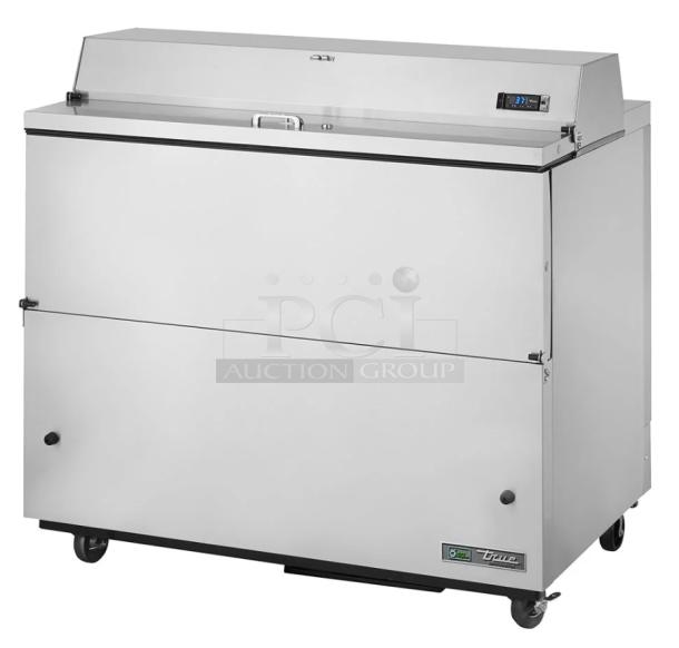 TESTED WORKING True TMC-49-S-SS Milk Cooler w/ Top & Side Access - (768) Half Pint Carton Capacity, 115v - Image 1 of 8