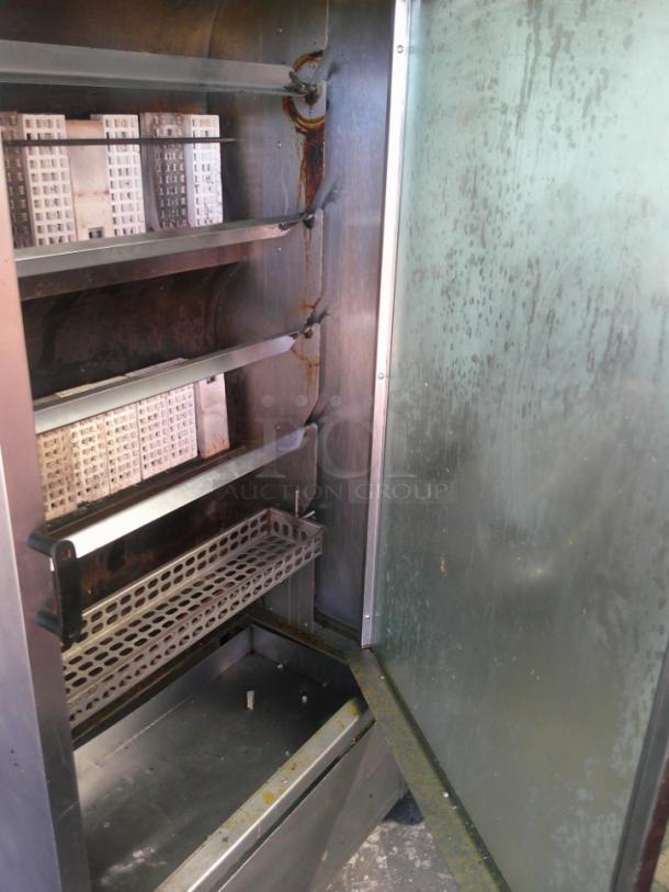NICE 4 Spit Commercial Rotisserie Oven - Includes Spits, Drip Tray, & Fire Bricks! - Image 3 of 5