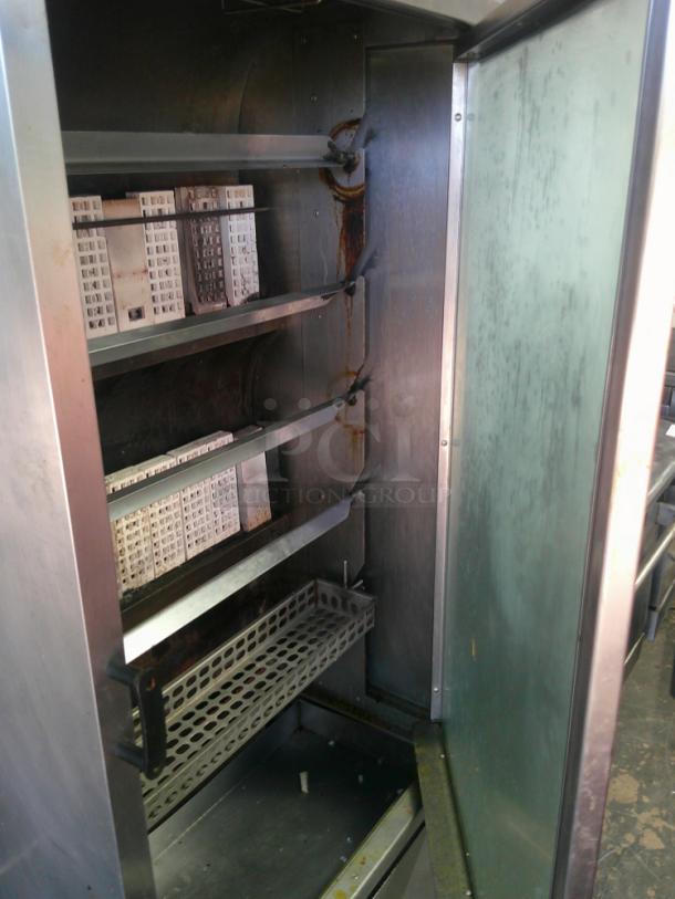 NICE 4 Spit Commercial Rotisserie Oven - Includes Spits, Drip Tray, & Fire Bricks! - Image 4 of 5