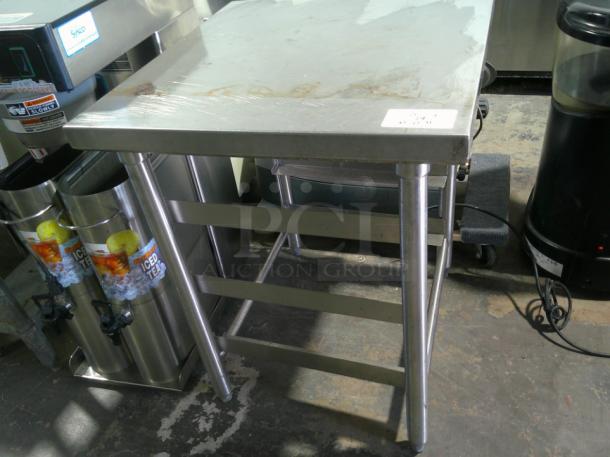 Stainless Steel Table With Undershelf - Image 1 of 2