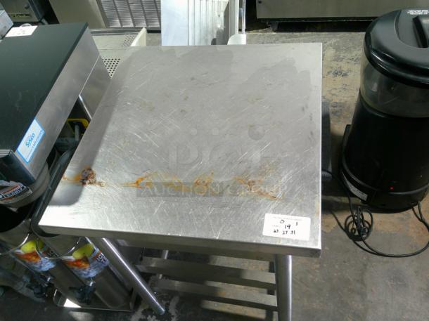 Stainless Steel Table With Undershelf - Image 2 of 2