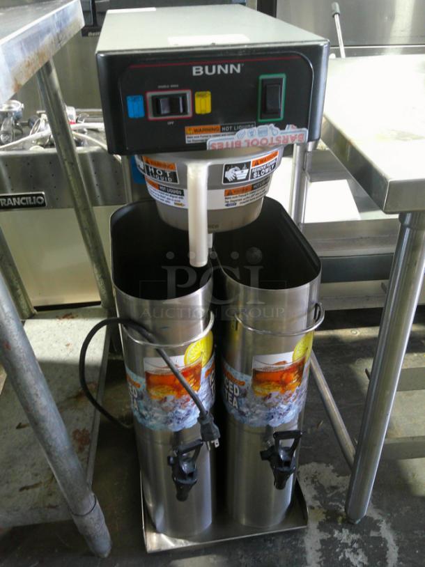 LIKE NEW Bunn TB6Q TB6 Automatic Iced Tea Twin Brewer, 6 Gallon, Quickbrew, 120V (36700.0301) - Image 1 of 2