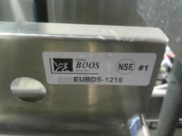 NICE NEW Stainless John Boos EUBDS-1218 Underbar Sink Unit - Image 3 of 3