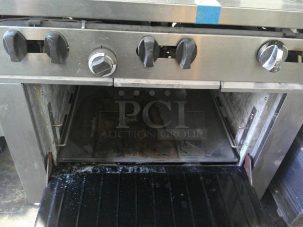 WOW NICE Sunfire 6 Burner Range / Oven Combo With Backsplash - Image 3 of 5
