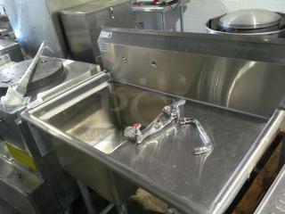 BRAND NEW Single Bay Stainless Steel Sink With Faucet