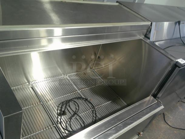 AMAZING Norlake AR122-A Cold Wall Open Front Milk Cooler - Image 1 of 4