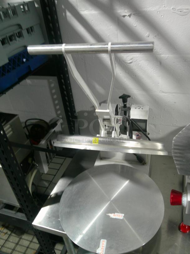 LIKE NEW DoughXpress DM-18-120 Manual Pizza Dough Press, Heated Upper Aluminum Plate, 120 V - Image 2 of 5