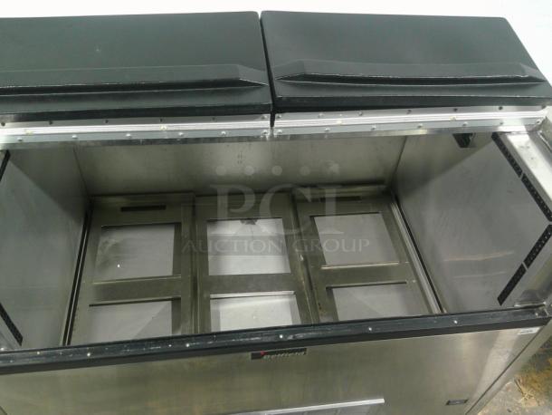 NICE WORKING Delfield NLFAC-12 54" Self-Contained Air Curtain Beverage Cooler - Image 2 of 8