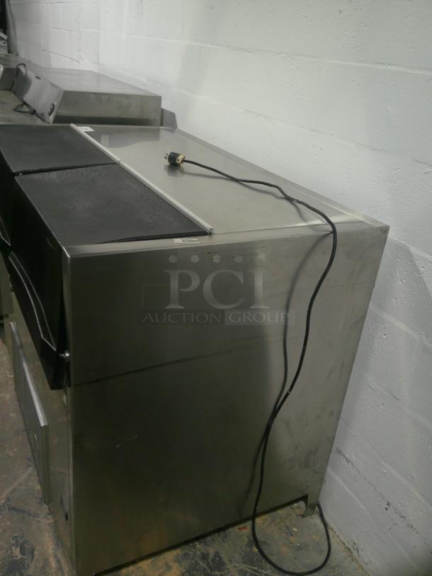NICE WORKING Delfield NLFAC-12 54" Self-Contained Air Curtain Beverage Cooler - Image 3 of 8