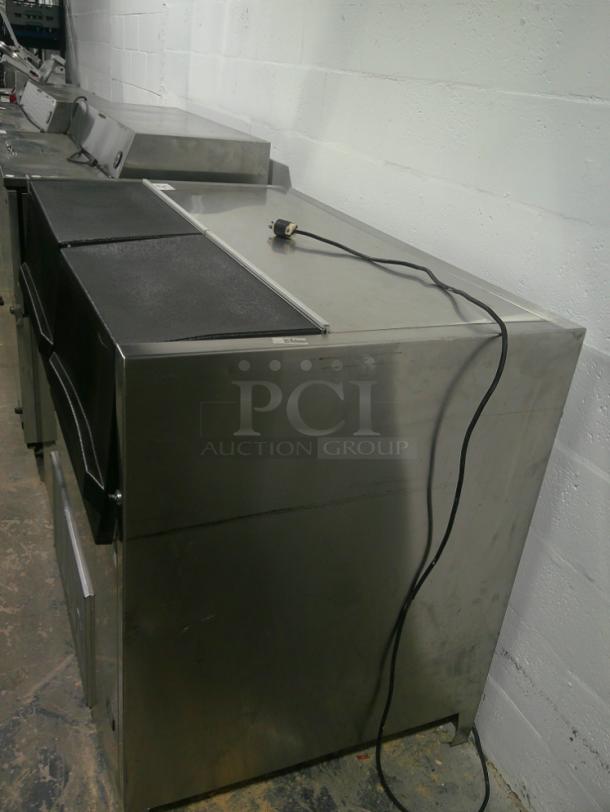 NICE WORKING Delfield NLFAC-12 54" Self-Contained Air Curtain Beverage Cooler - Image 4 of 8