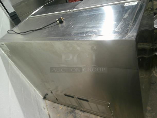 NICE WORKING Delfield NLFAC-12 54" Self-Contained Air Curtain Beverage Cooler - Image 7 of 8