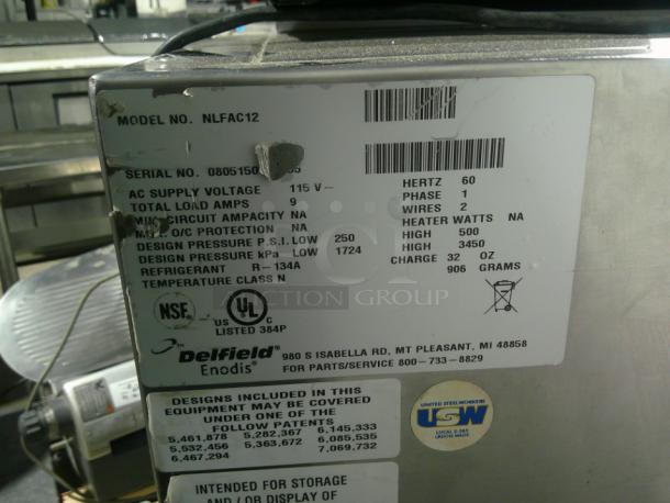 NICE WORKING Delfield NLFAC-12 54" Self-Contained Air Curtain Beverage Cooler - Image 8 of 8