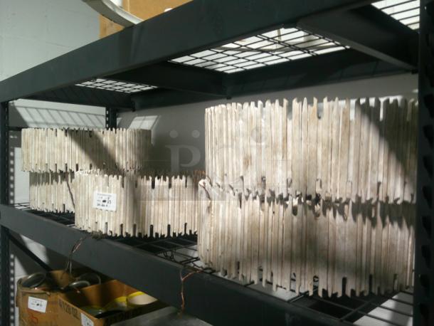 STYLISH Set of 5 Beige Farmhouse Chandeliers - Image 3 of 3