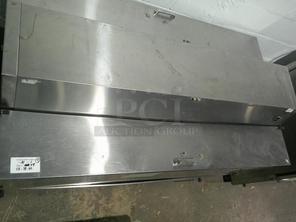 WOW NICE WORKING True TMC-58-S-DS 58 1/4" 2 Sided Milk Cooler DOUBLE DOOR with Stainless Steel Exterior and Aluminum Interior - Image 4 of 8