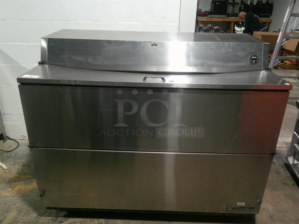 NICE CLEAN True TMC-58-S Milk Cooler w/ Top & Side Access - (1024) Half Pint Carton Capacity, 115V - Image 1 of 7