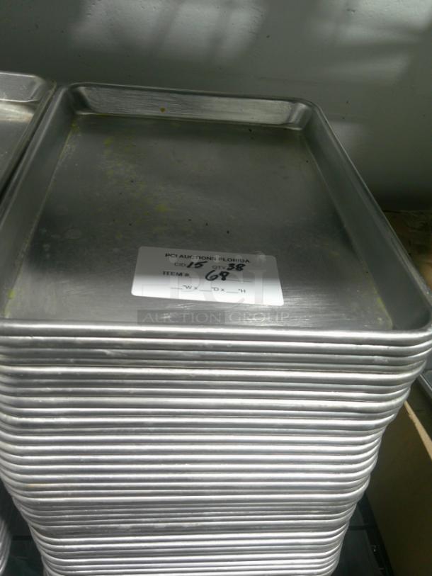 NICE Set Aluminum Sheet Pan Small Cookie Sheet/Serving Trays - Image 2 of 2