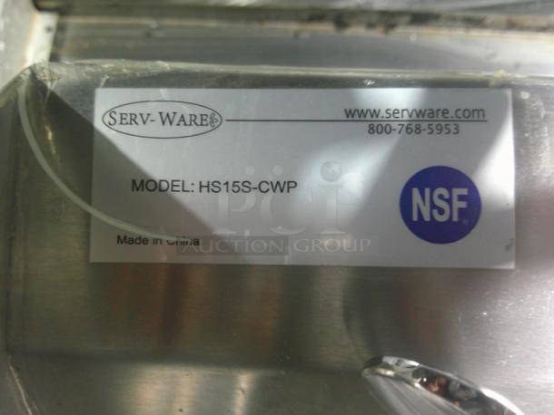 BRAND NEW Handwashing Sink w/ Faucet & Splash Guards! - Image 3 of 4