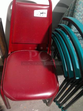 Red Vinyl Chairs
