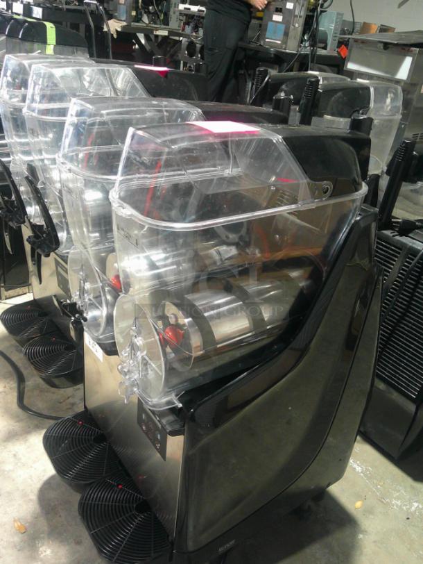 WOW, MANUFACTURER DEMO FLOOR MODEL- V-Air 2 Frozen Drink Slushy Machine, Two Flavors! - Image 4 of 6