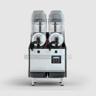 WOW, MANUFACTURER DEMO FLOOR MODEL- V-Air 2 Frozen Drink Slushy Machine, Two Flavors!