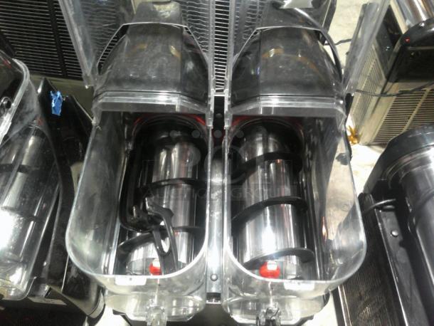 WOW, MANUFACTURER DEMO FLOOR MODEL- V-Air 2 Frozen Drink Slushy Machine, Two Flavors! - Image 4 of 7