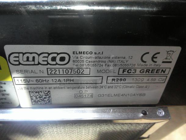 WOW TESTED FREEZING Elmeco FCM 3 Gal Bowl Frozen Drink Slushy Machine - Image 4 of 5
