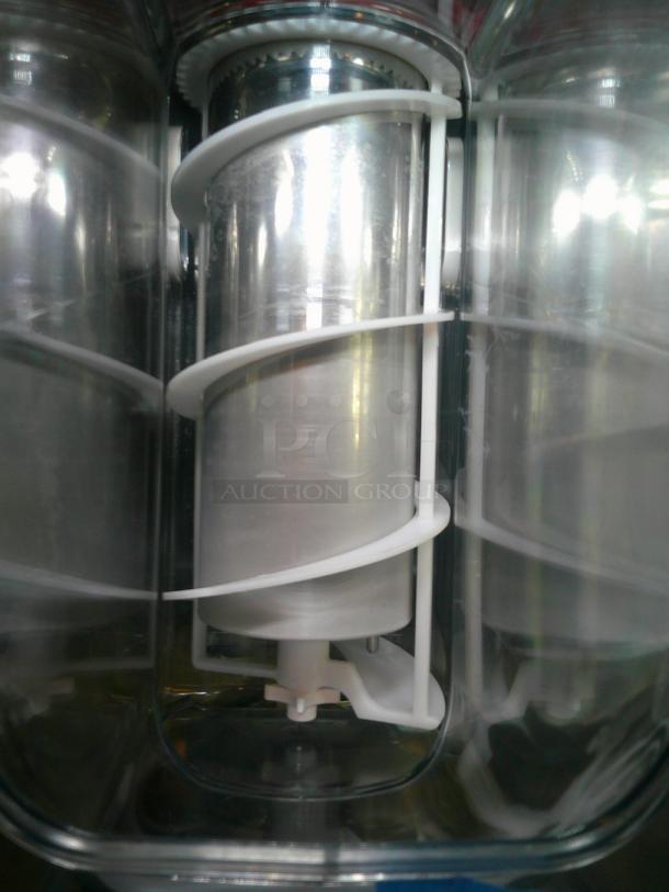 TESTED BARRELS FREEZE Crathco I-PRO 2M LIGHT PANEL (1206-001) Double 2.9 Gallon Granita / Slushy / Frozen Beverage Machine with Manual Control and Light Panel - 115V - Image 3 of 8