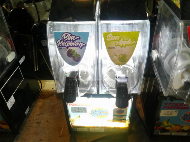 TESTED BARRELS FREEZE Crathco I-PRO 2 Double 2.9 Gallon Granita / Slushy / Frozen Beverage Machine LIGHTS UP - Image 1 of 6