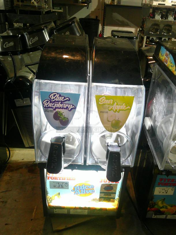 TESTED BARRELS FREEZE Crathco I-PRO 2 Double 2.9 Gallon Granita / Slushy / Frozen Beverage Machine LIGHTS UP - Image 2 of 6