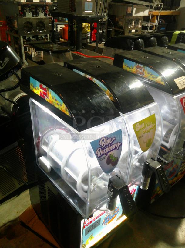 TESTED BARRELS FREEZE Crathco I-PRO 2 Double 2.9 Gallon Granita / Slushy / Frozen Beverage Machine LIGHTS UP - Image 3 of 6