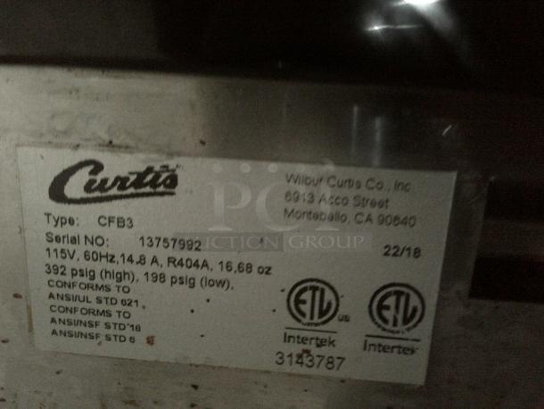 Slushy/Granita Frozen Beverage Dispenser-Curtis CFB3 Triple 3Gal - Image 4 of 4