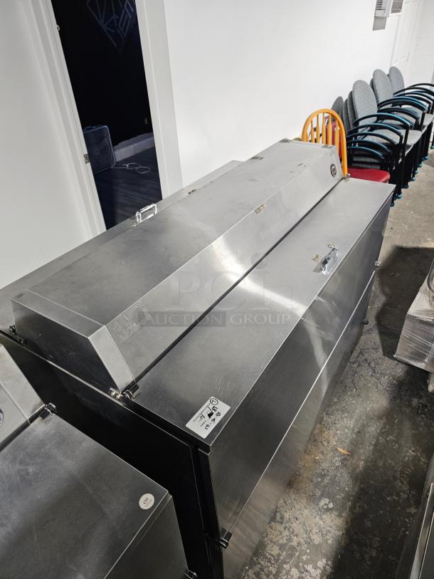 True TMC-58-S-DS 58 1/4" 2 Sided Milk Cooler with Stainless Steel Exterior and Aluminum Interior - Image 1 of 5